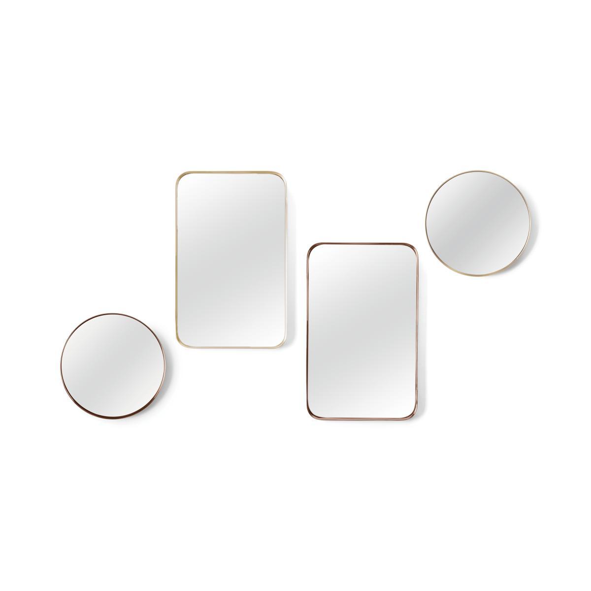 Alana Round Mirror 50cm, Brushed Brass – image 6
