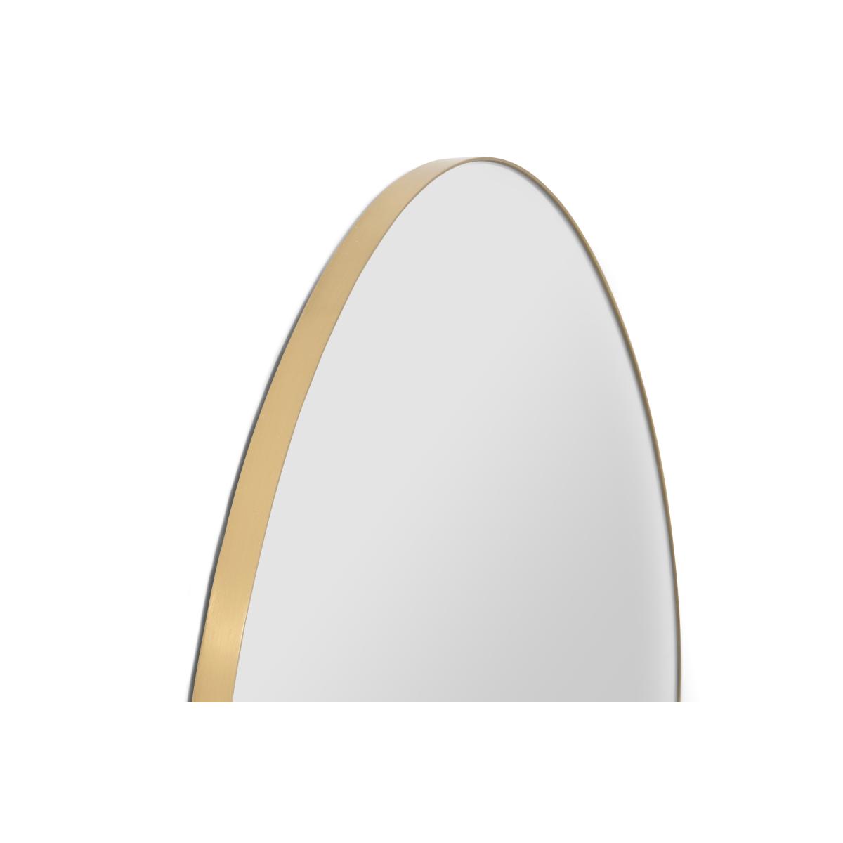 Arles Teardrop Wall Mirror, 60 x 60.5 cm, Brushed Brass – image 5