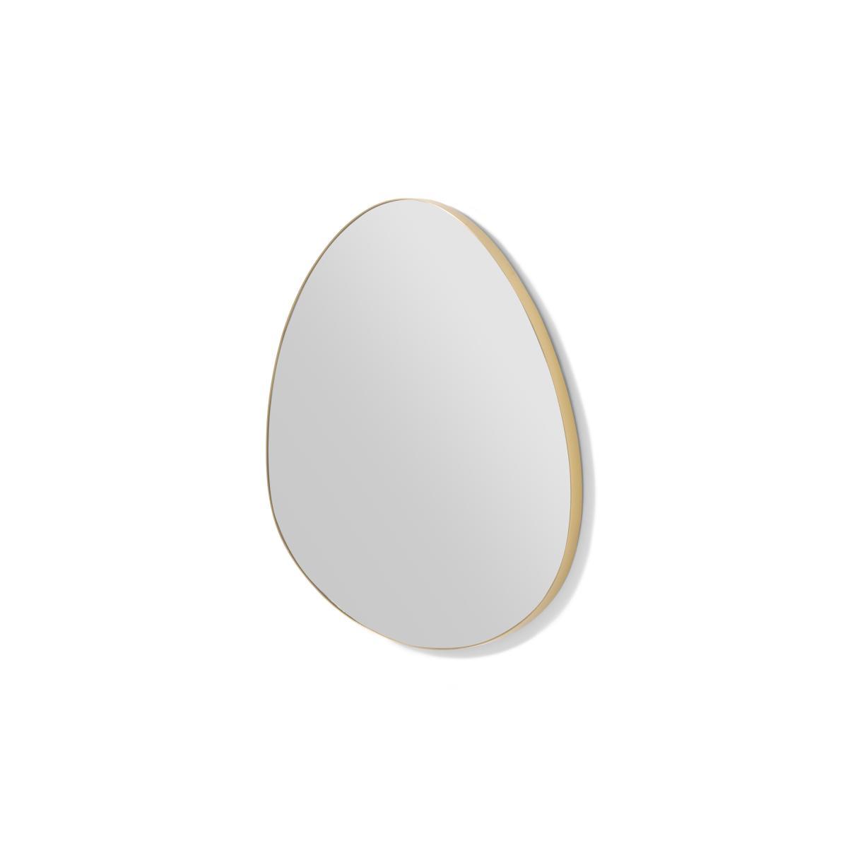Arles Teardrop Wall Mirror, 60 x 60.5 cm, Brushed Brass – image 6