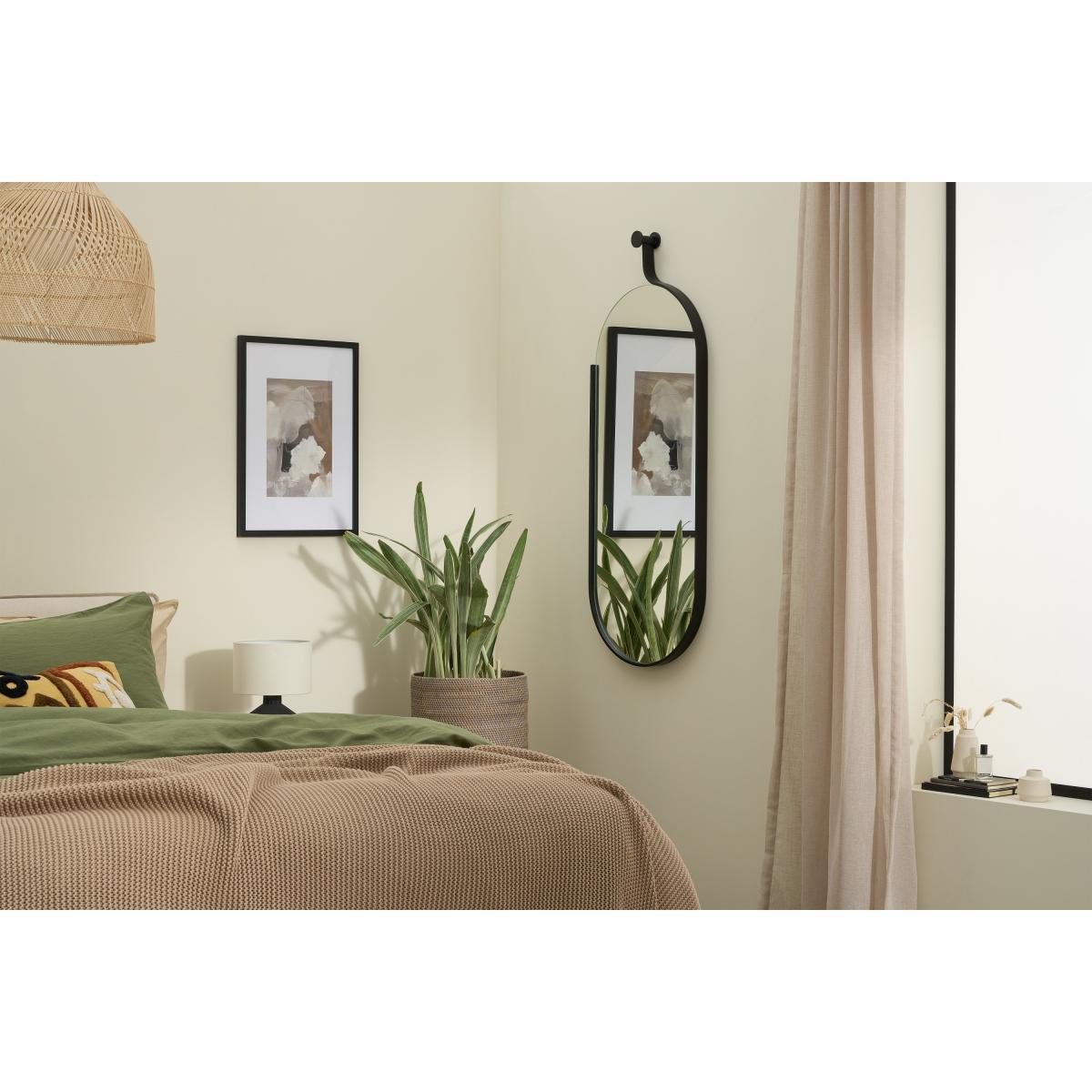 Jake Dress Wall Mirror, 129 x 47 cm, Matte Black – image 3