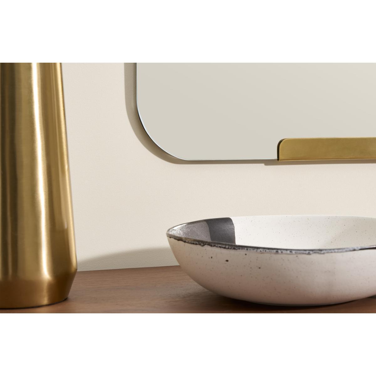 Rurick Wall Mirror, 60 x 90 cm, Brushed Brass – image 5