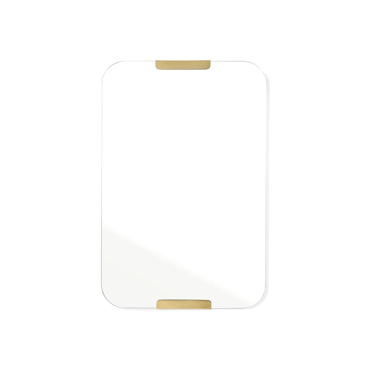 Rurick Wall Mirror, 60 x 90 cm, Brushed Brass – image 1
