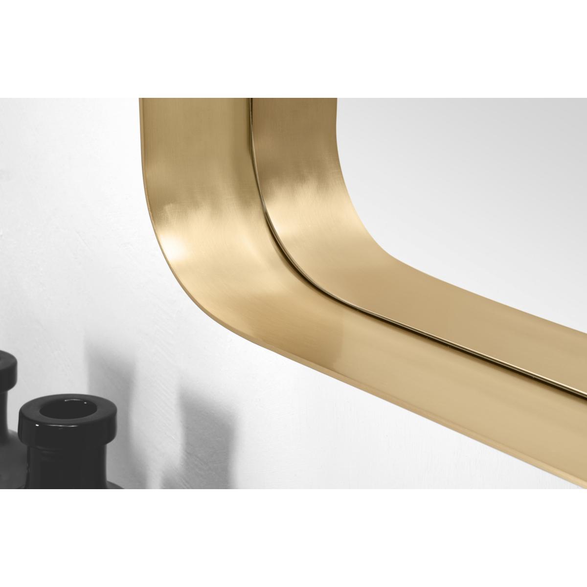 Alana Rectangular Mirror 50 x 80cm, Brushed Brass – image 4