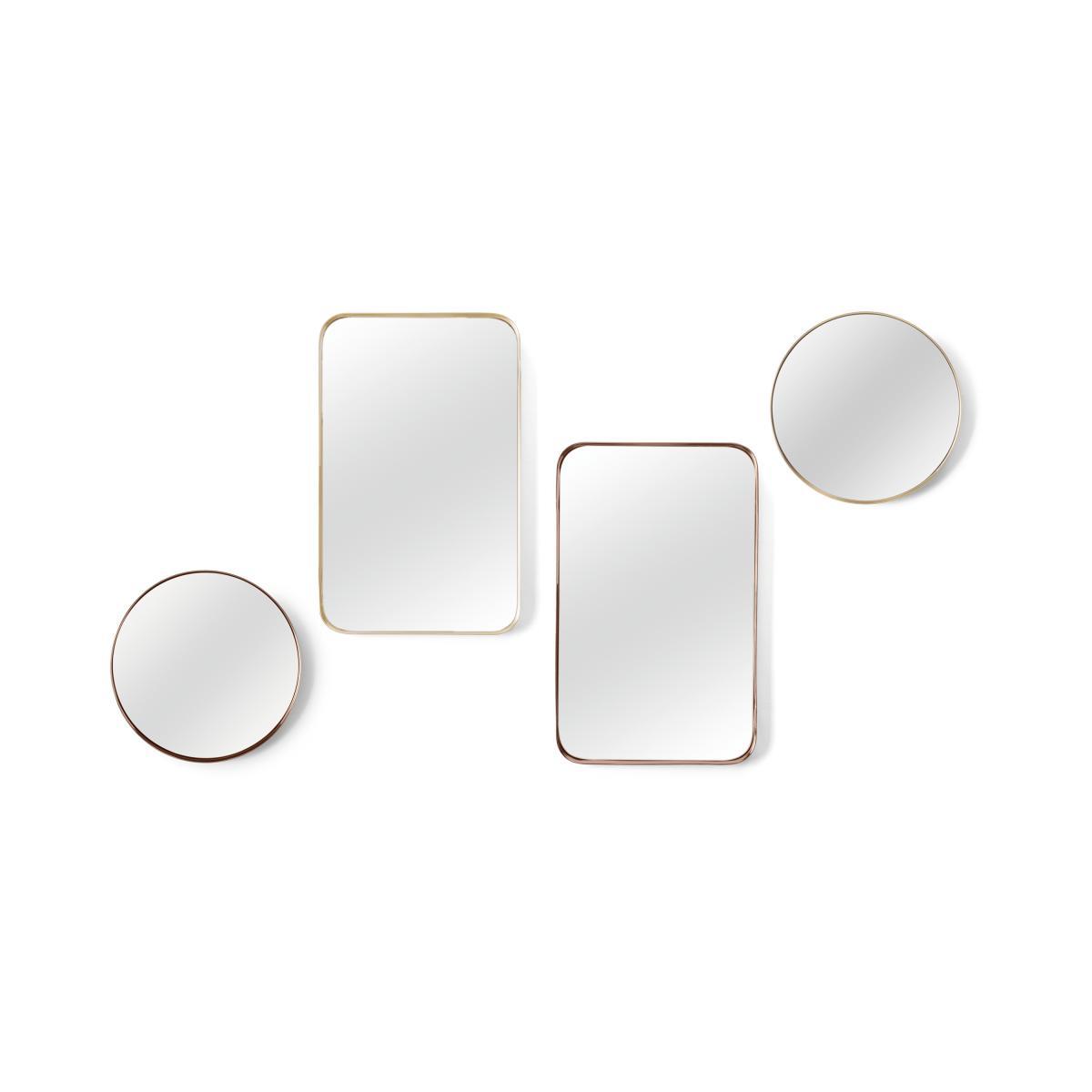 Alana Rectangular Mirror 50 x 80cm, Brushed Brass – image 6
