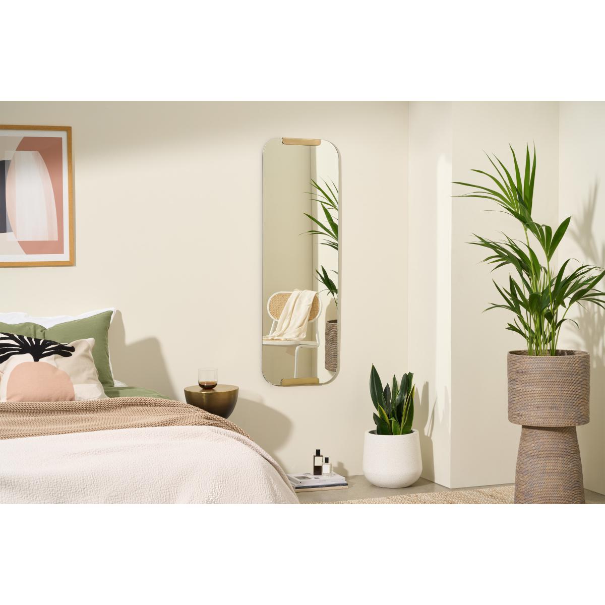 Rurick Full-Length Mirror, 40 x 120 cm, Brushed Brass – image 4