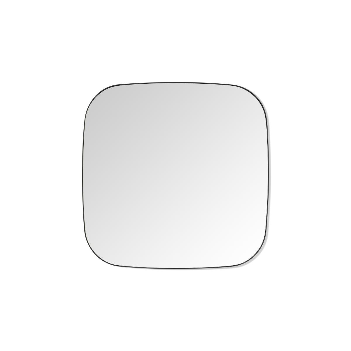 Emmerson Soft Square Mirror, 70 x 70cm, Matte Black – image 2