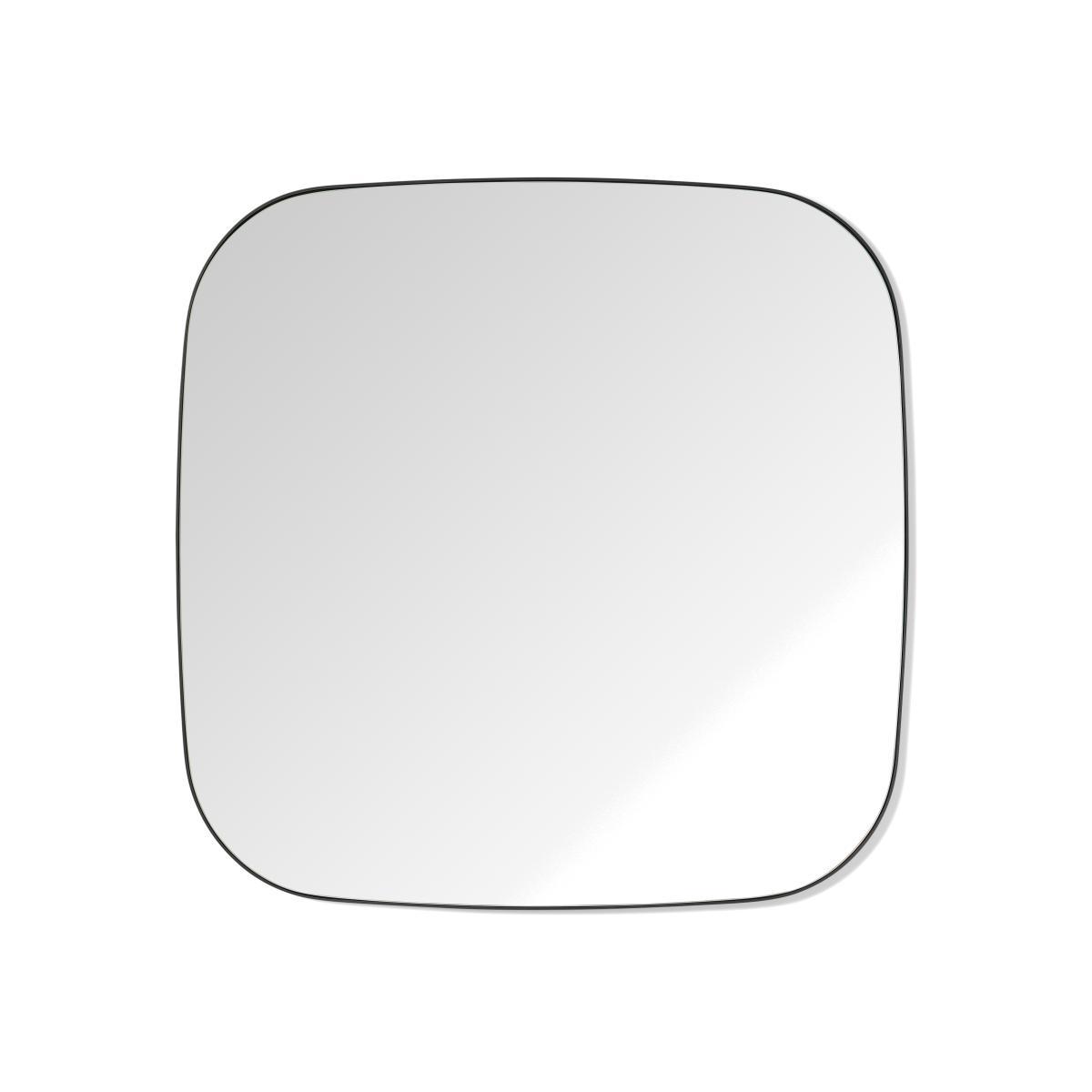 Emmerson Soft Square Mirror, 70 x 70cm, Matte Black – image 1