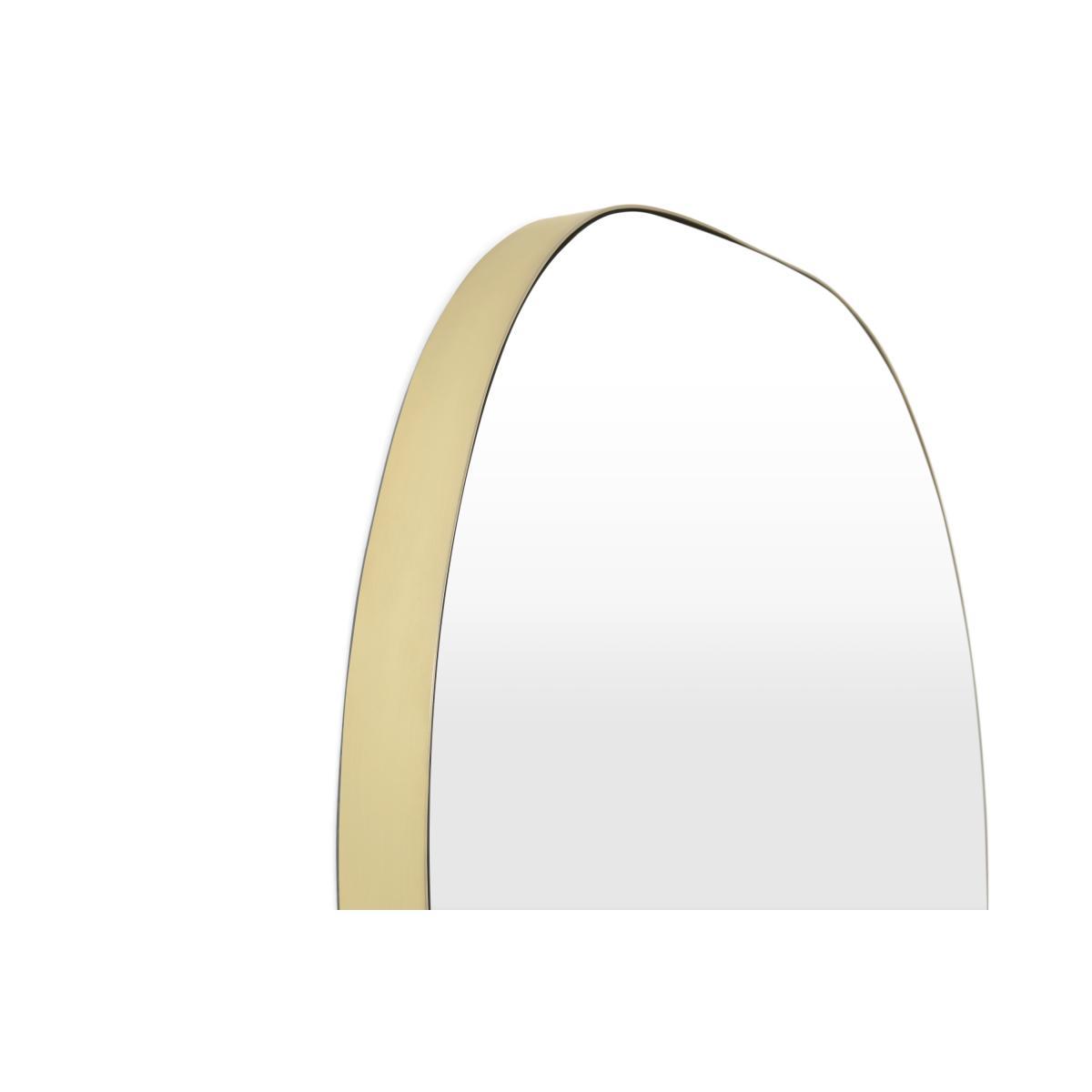 Adria Organic Shape Wall Mirror, 70 x 67 cm, Brushed Brass – image 6