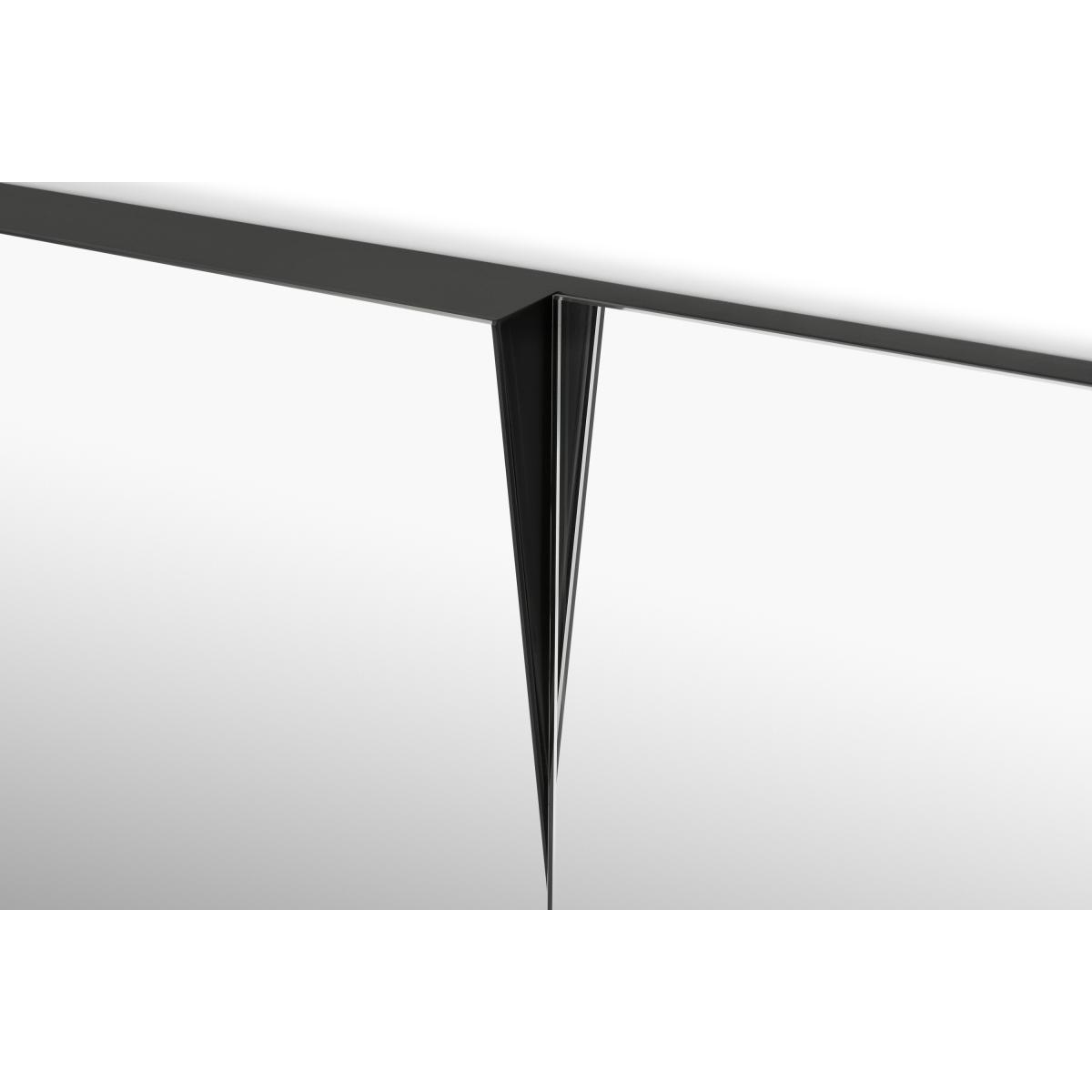 Verner Panelled 3D Mirror, 35 x 140cm, Silver – image 5