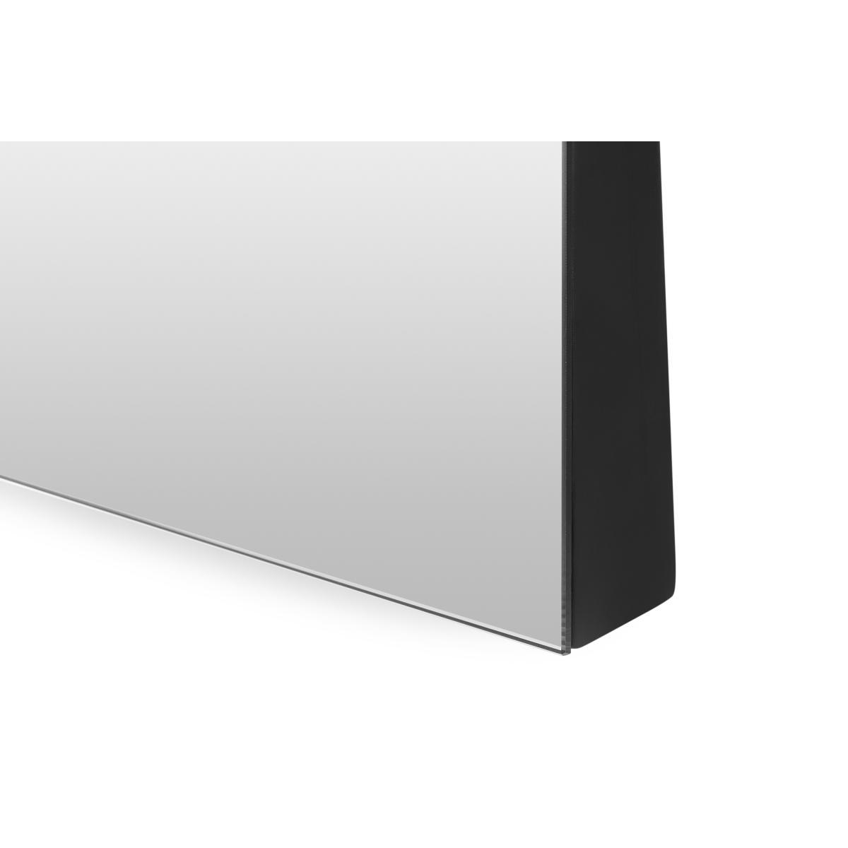 Verner Panelled 3D Mirror, 35 x 140cm, Silver – image 6