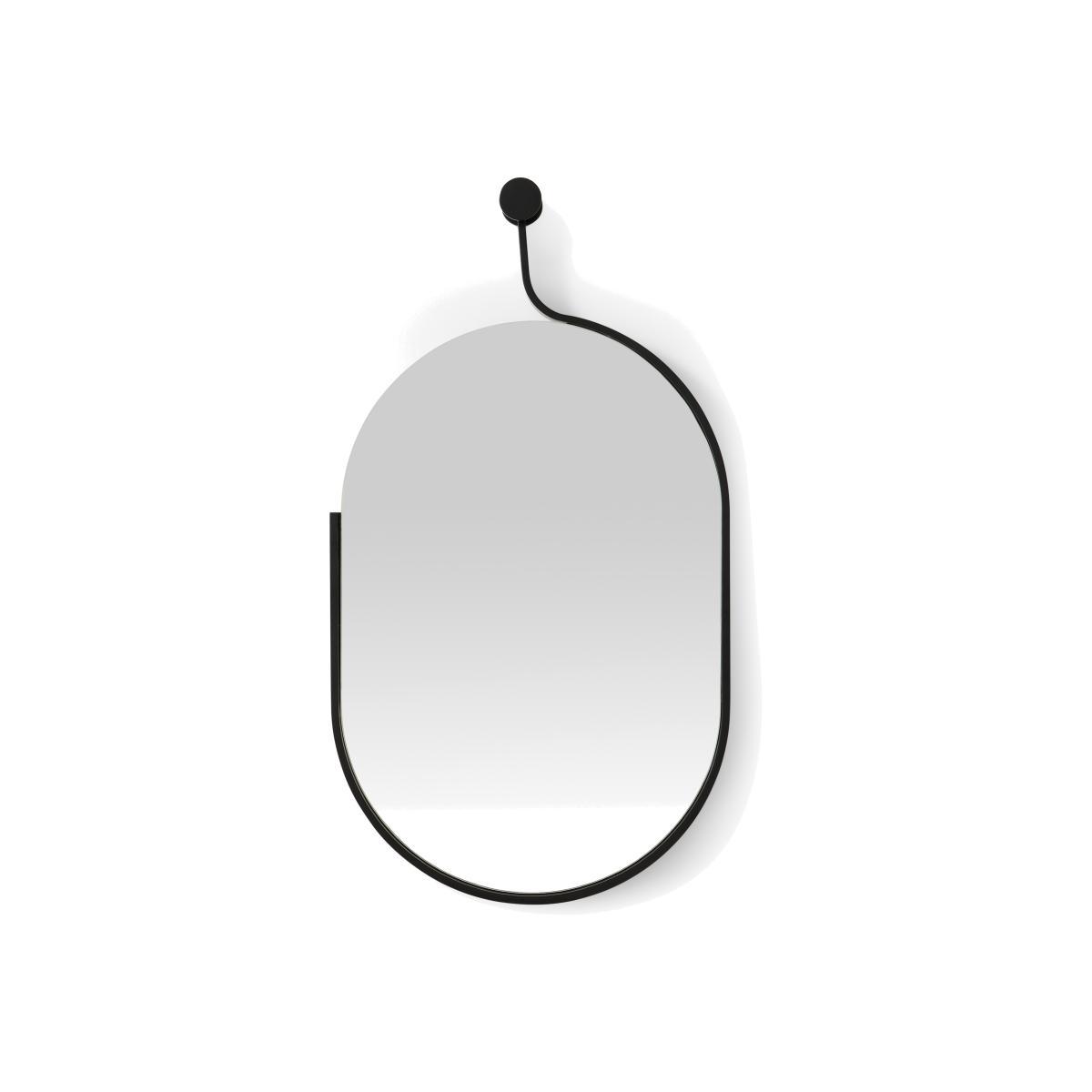 Jake Wall Mirror, 85 x 47 cm, Matte Black – image 1