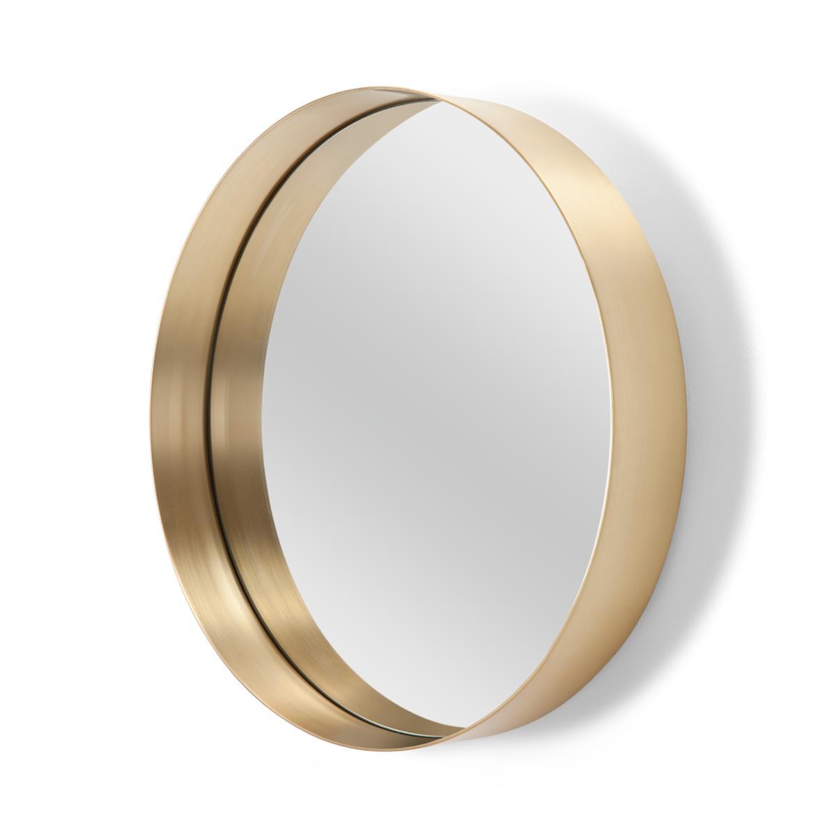 Alana Round Wall Mirror Extra Large 80 cm, Brushed Brass – image 2