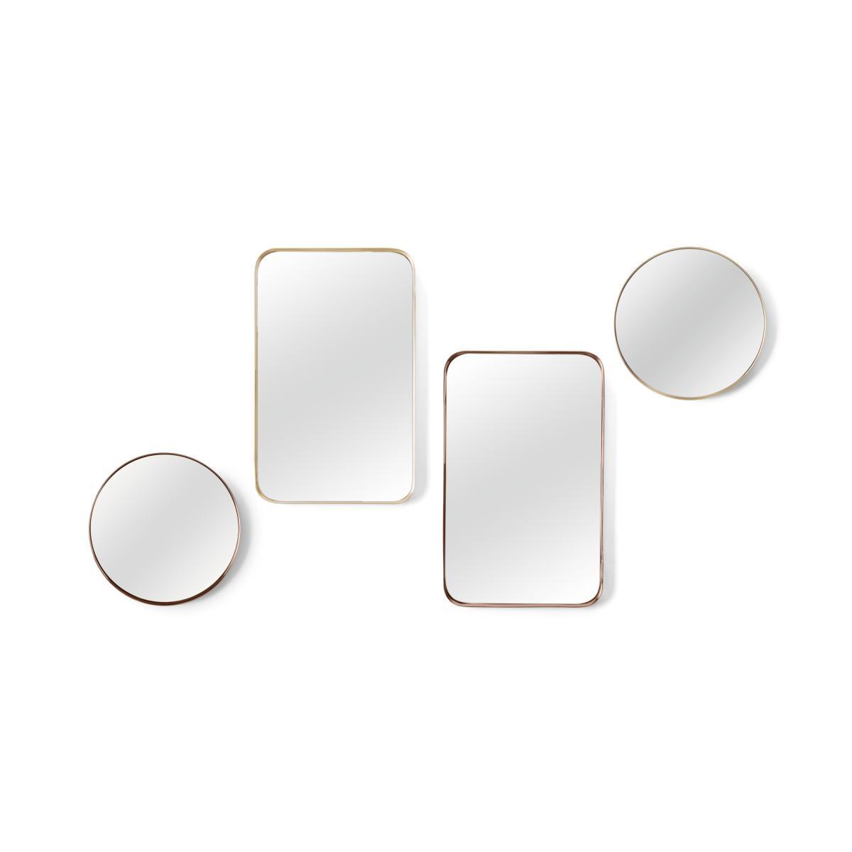 Alana Round Wall Mirror Extra Large 80 cm, Brushed Brass – image 7