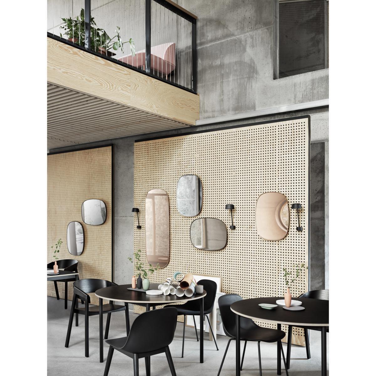 Framed Small Wall mirror - L 44 x H 59 cm by Muuto Grey – image 3
