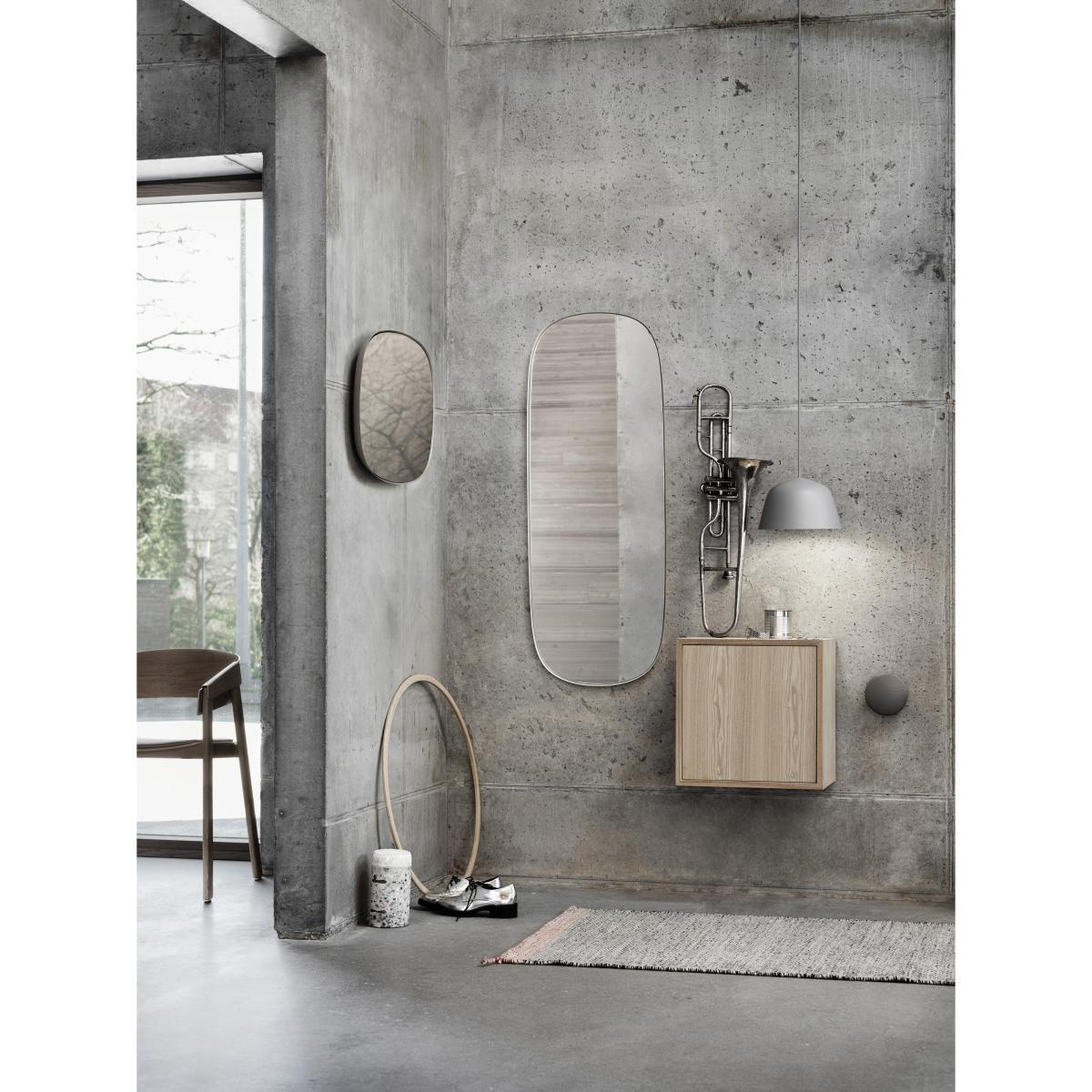 Framed Small Wall mirror - L 44 x H 59 cm by Muuto Grey – image 4
