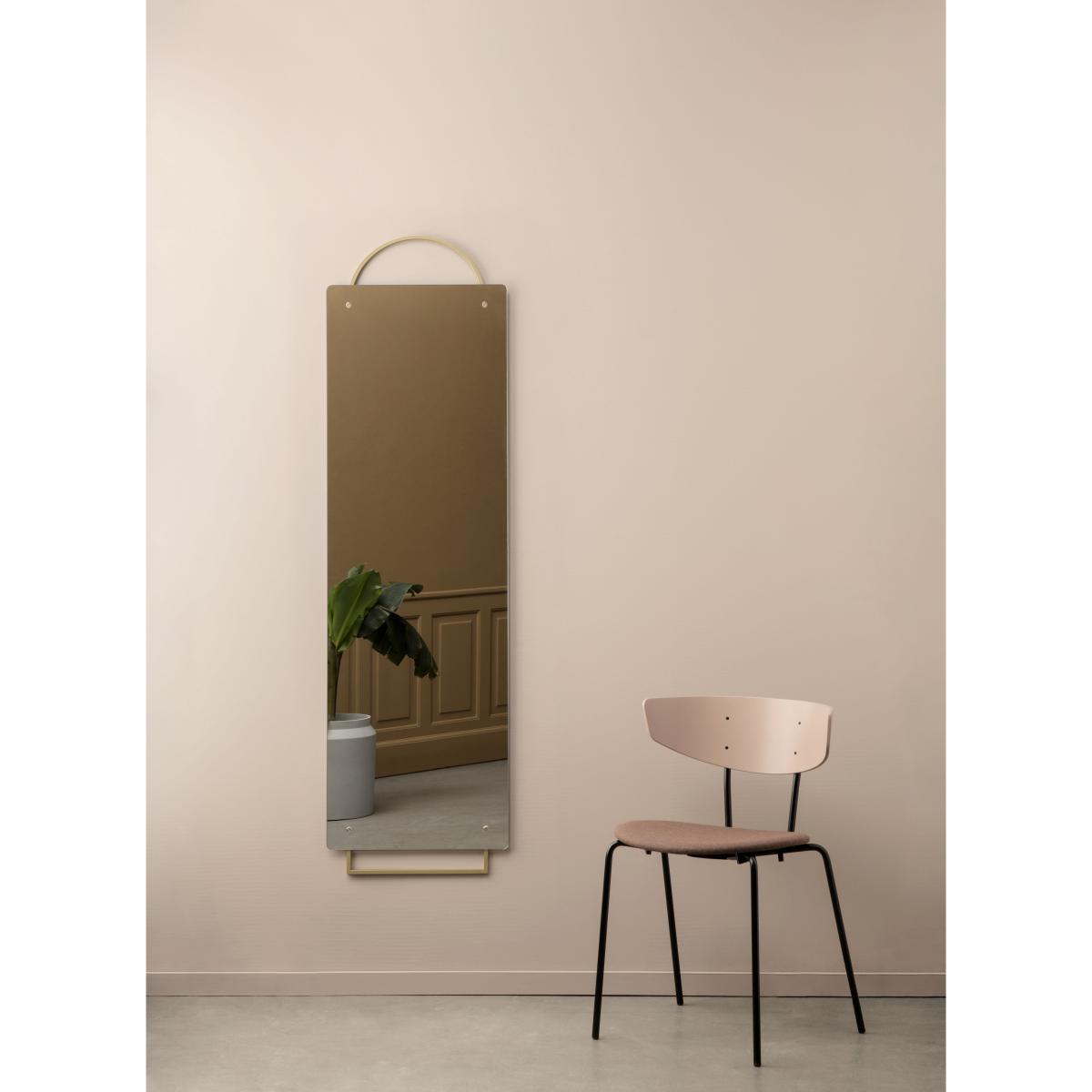 Adorn Wall mirror - / L 45 x H 159 cm by Ferm Living Black – image 4