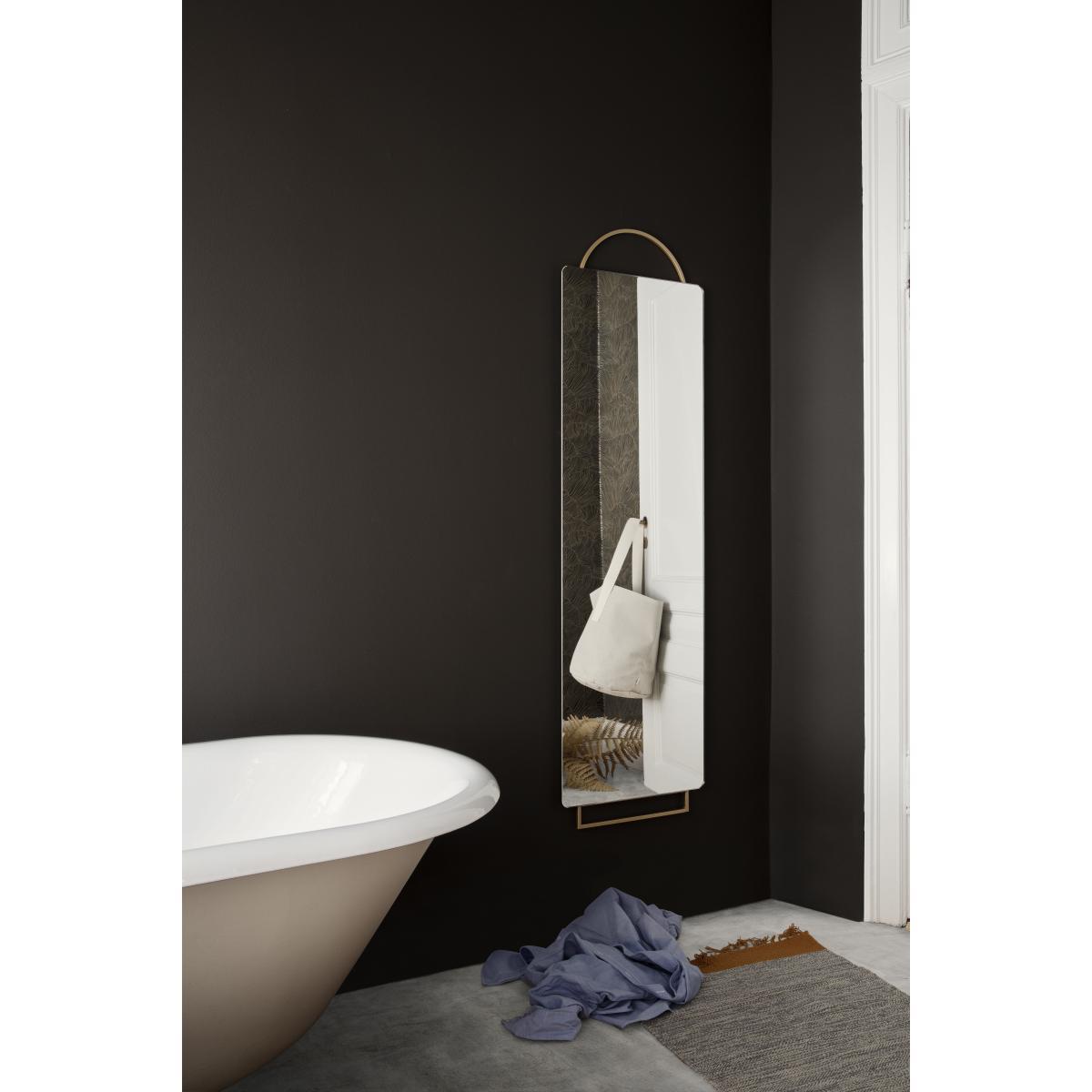 Adorn Wall mirror - / L 45 x H 159 cm by Ferm Living Black – image 5