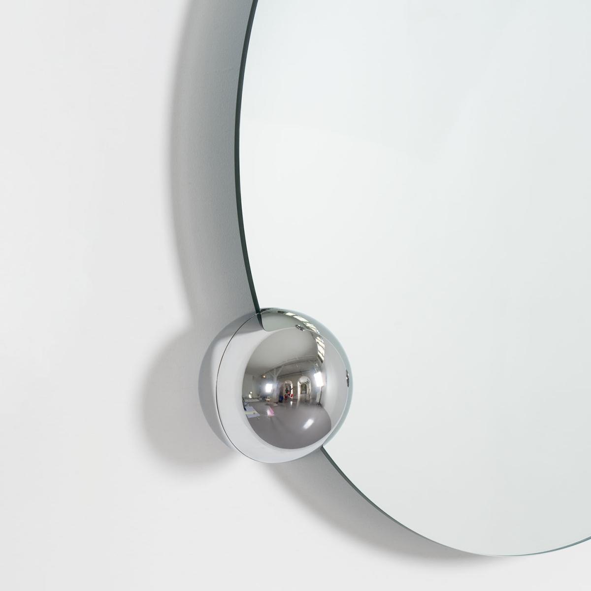 Sphera Orbit Wall mirror metal silver / L 69 x H 71 cm - Moustache – image 5