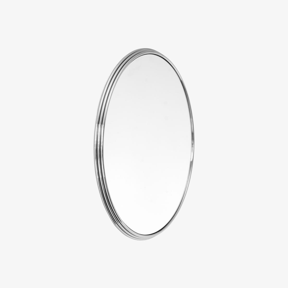Sillon SH5 Wall mirror - / Ø 66 cm by &tradition Silver/Metal – image 2