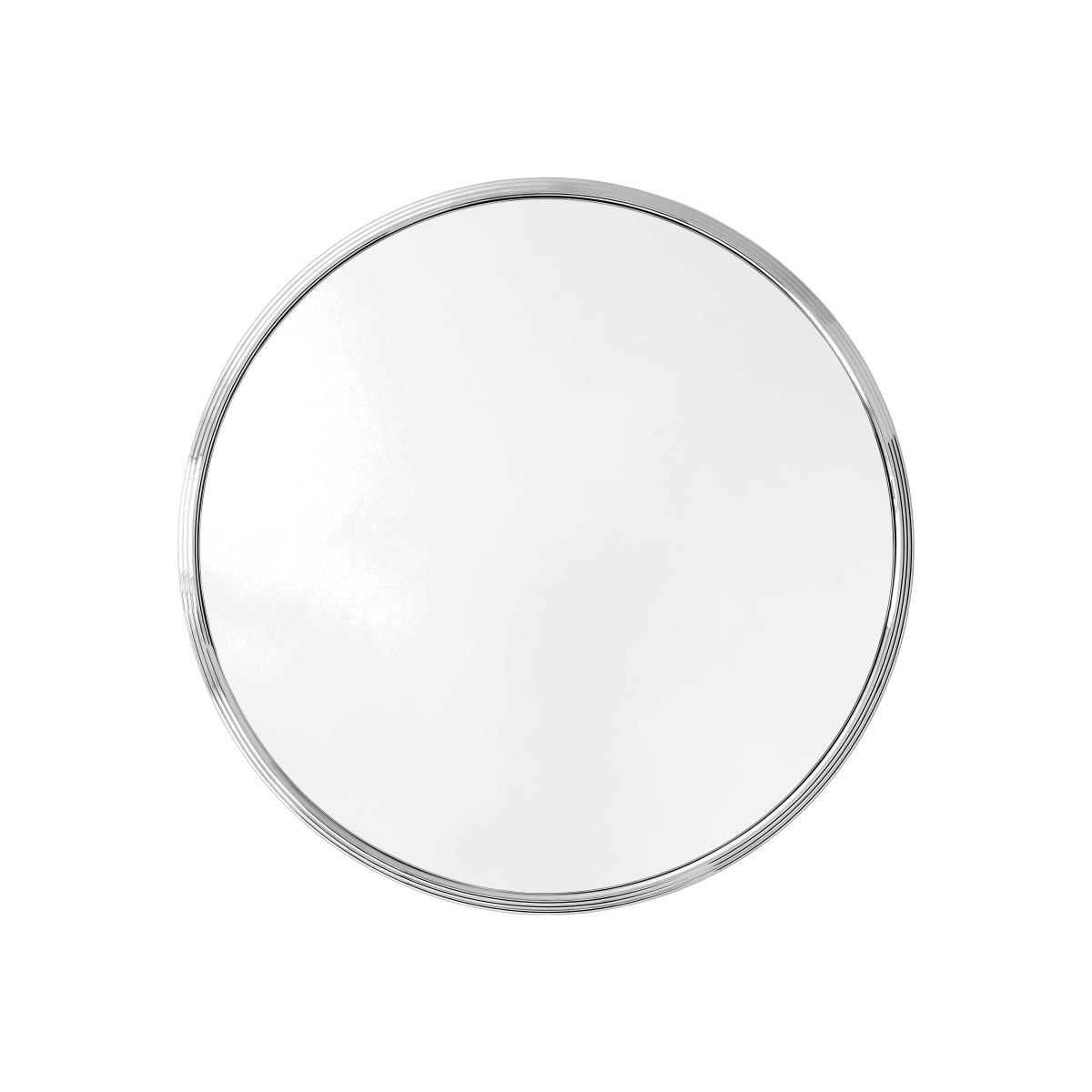Sillon SH5 Wall mirror - / Ø 66 cm by &tradition Silver/Metal – image 1