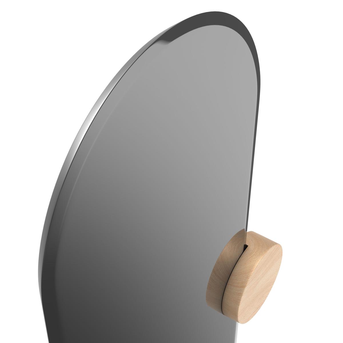Sonia Wall mirror glass grey smoked glass / 35 x 80 cm - Hartô – image 4