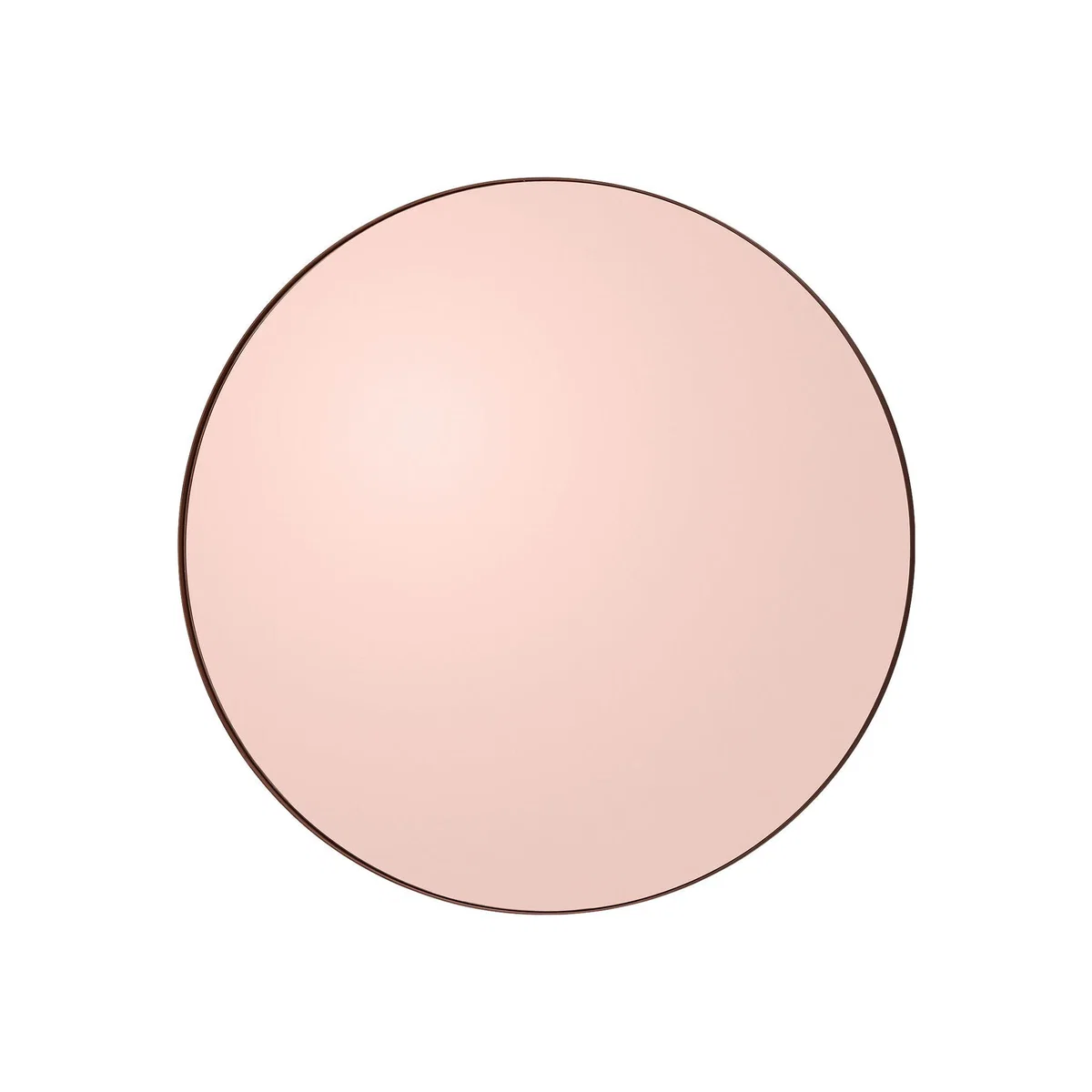Circum Medium Wall mirror - / Ø 90 cm by AYTM Pink – image 1