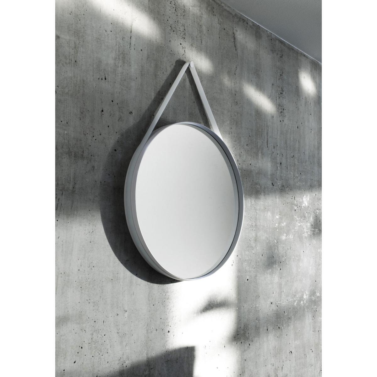Strap Wall mirror - Ø 70 cm by Hay Grey – image 3