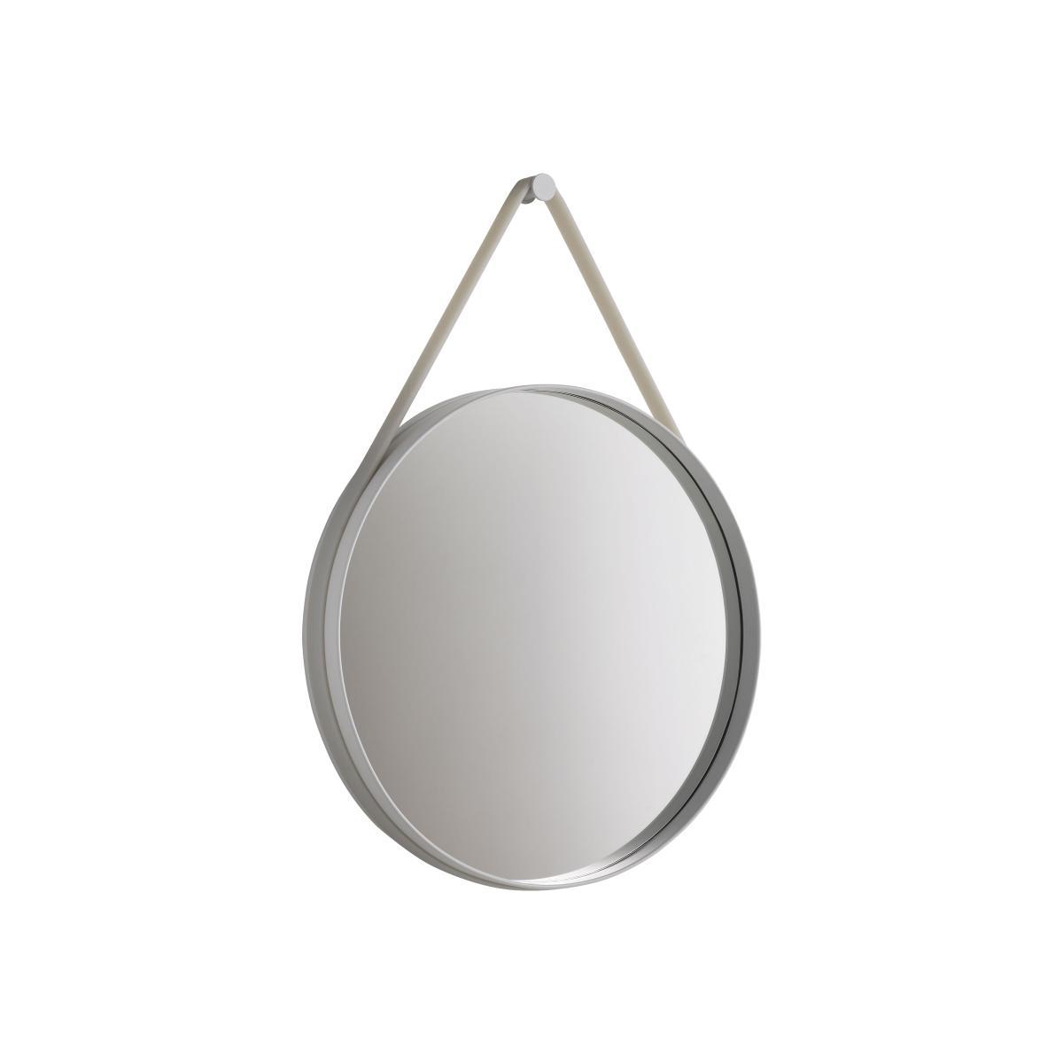 Strap Mirror - Ø 70 cm by Hay Grey – image 1