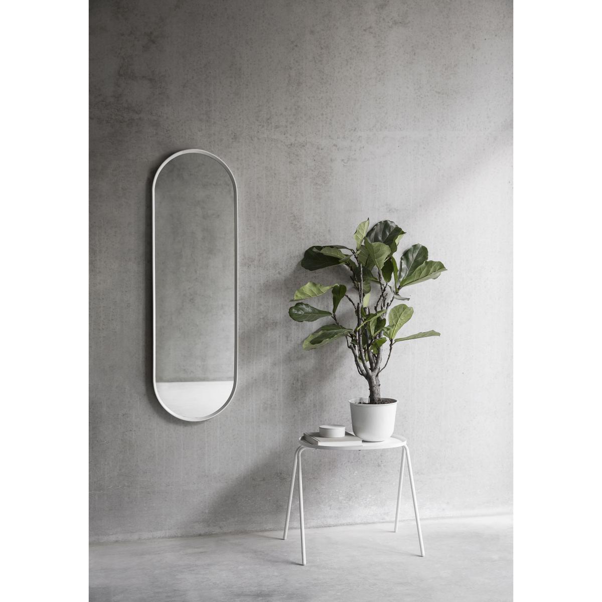 Norm Wall mirror - H 129 cm by Menu White – image 2