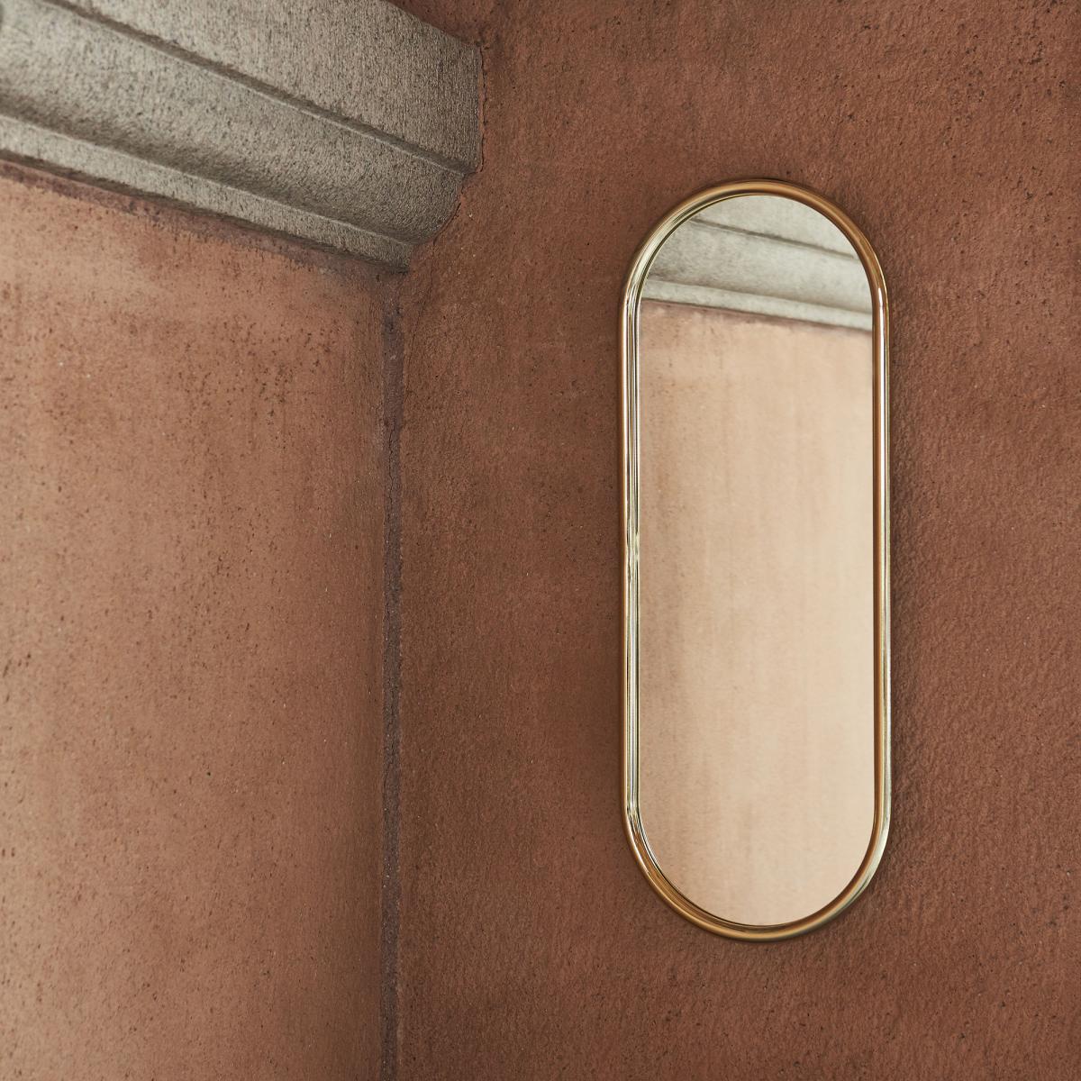 Angui Wall mirror silver metal / L 29 x H 78 cm - AYTM – image 3
