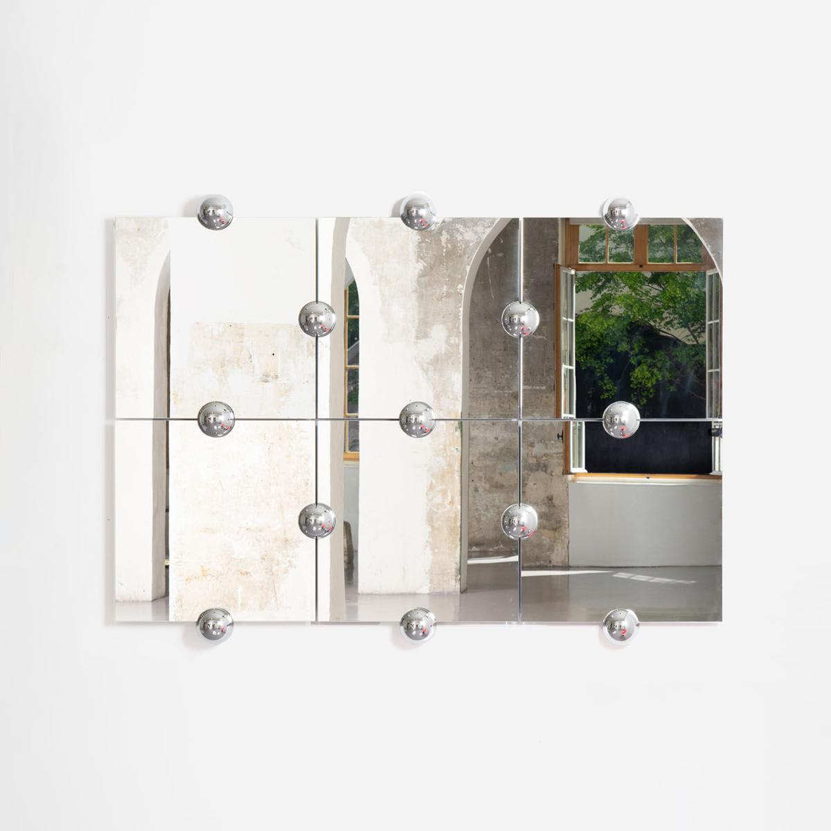 Sphera Crystal Palace L Wall mirror metal silver / L 182 x H 135 cm - Moustache – image 2