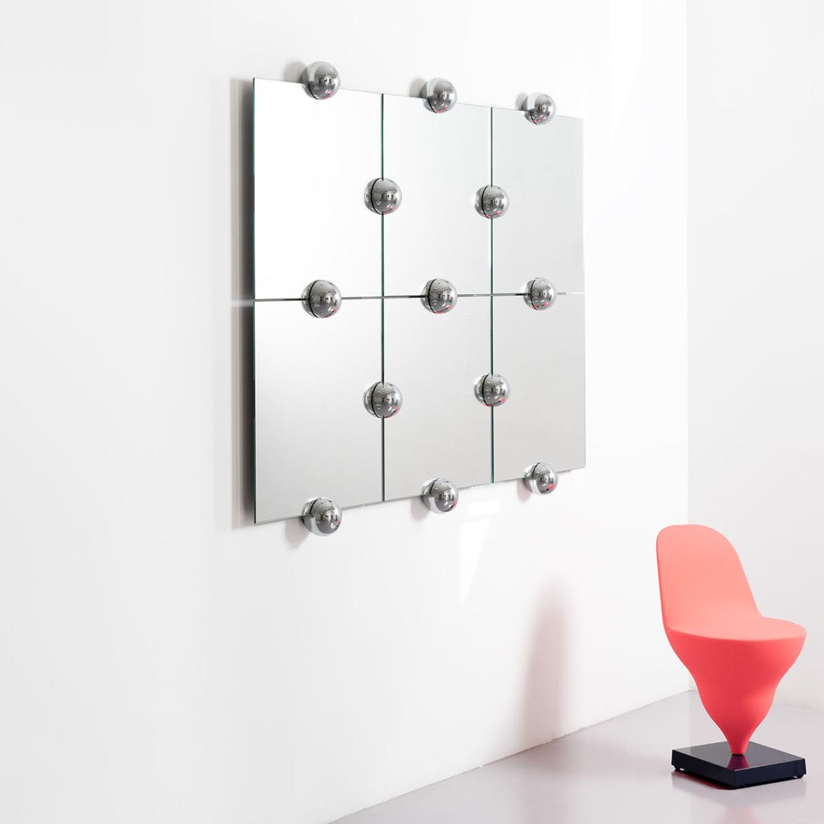 Sphera Crystal Palace L Wall mirror metal silver / L 182 x H 135 cm - Moustache – image 4