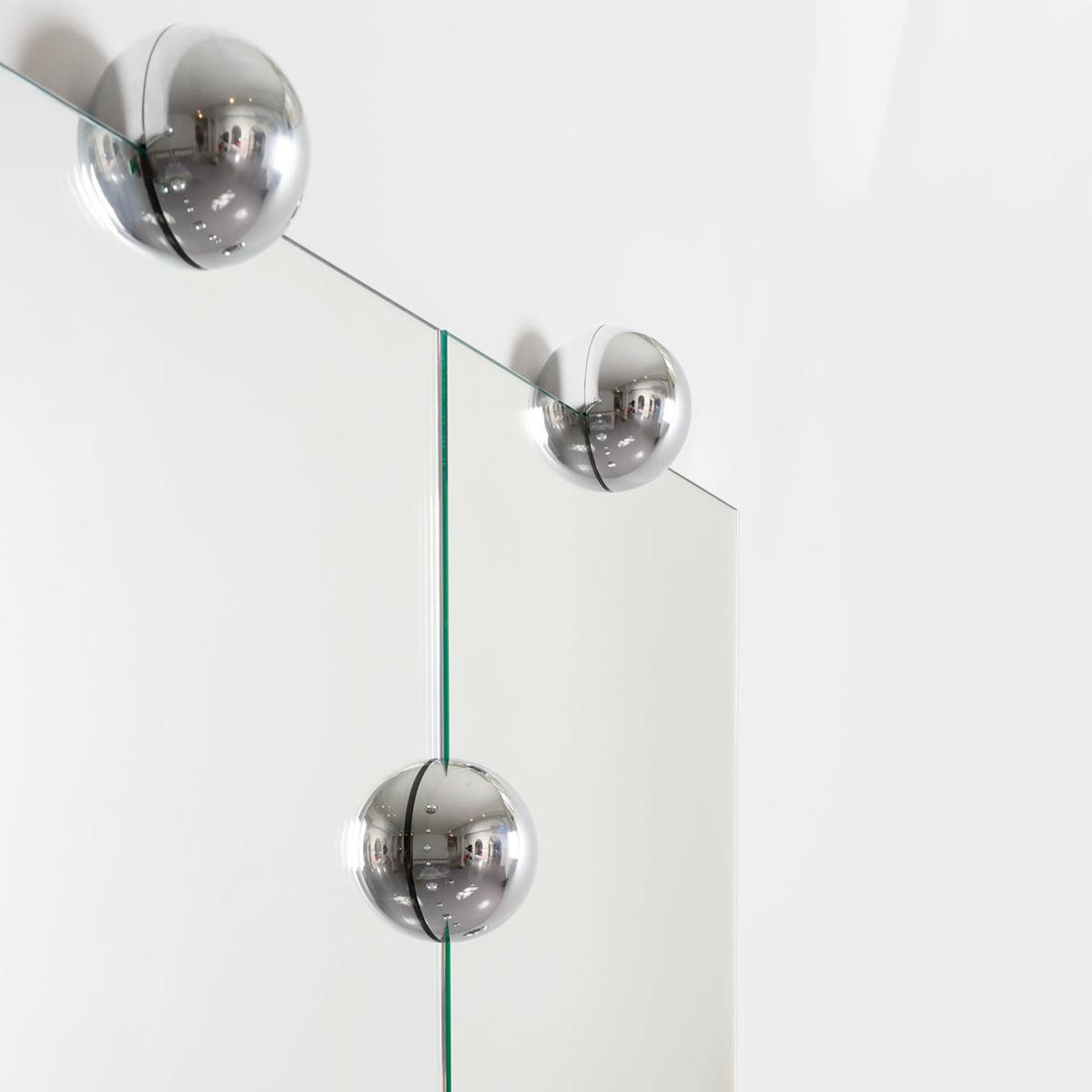 Sphera Crystal Palace L Wall mirror metal silver / L 182 x H 135 cm - Moustache – image 5