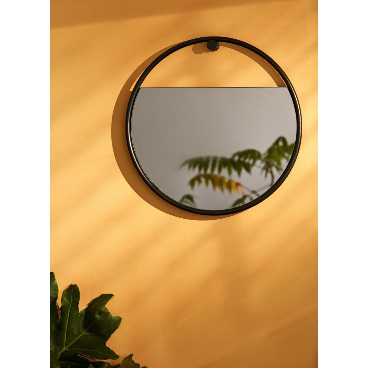 Peek Small Wall mirror - / Round - Ø 40 cm by Northern Black – image 2