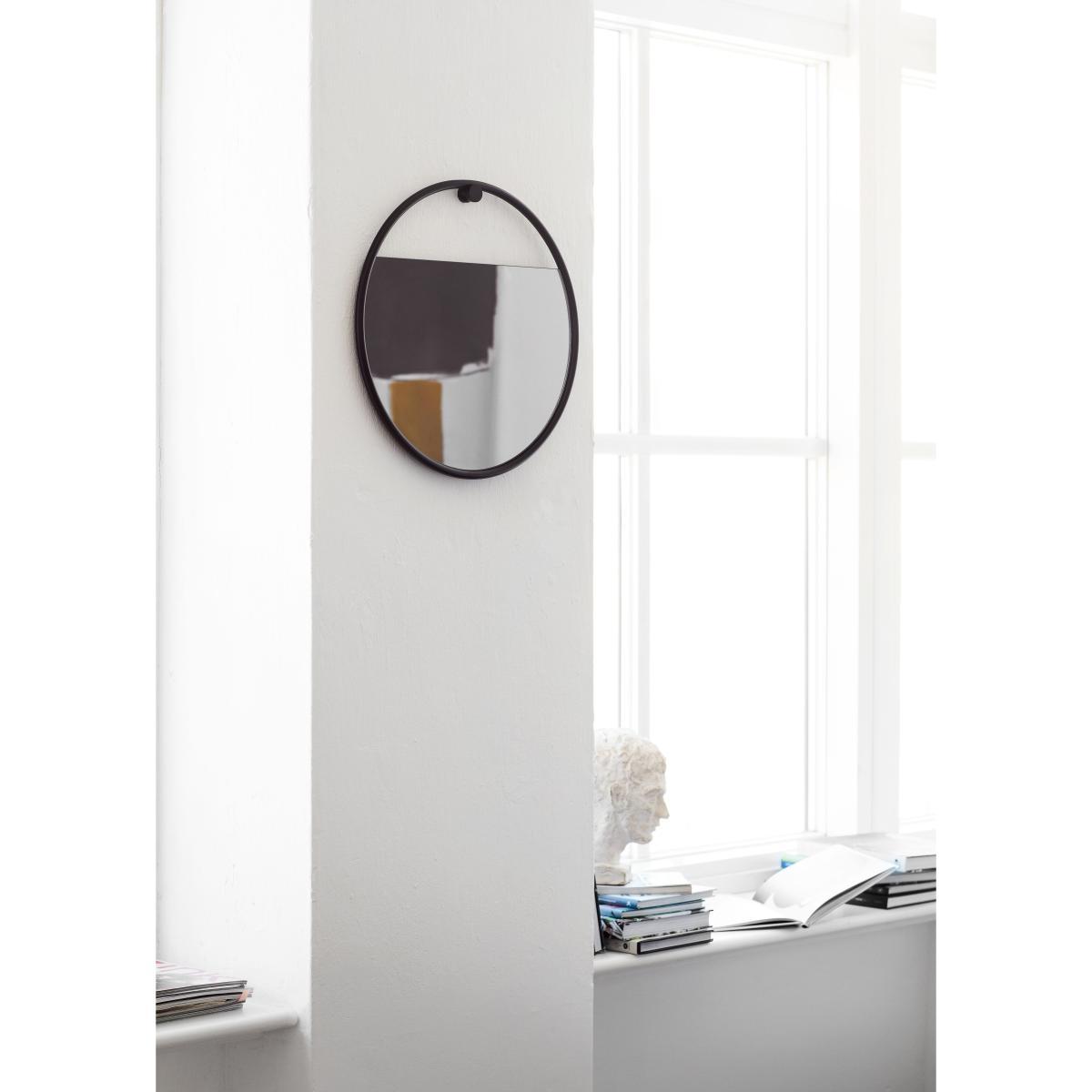 Peek Small Wall mirror - / Round - Ø 40 cm by Northern Black – image 3