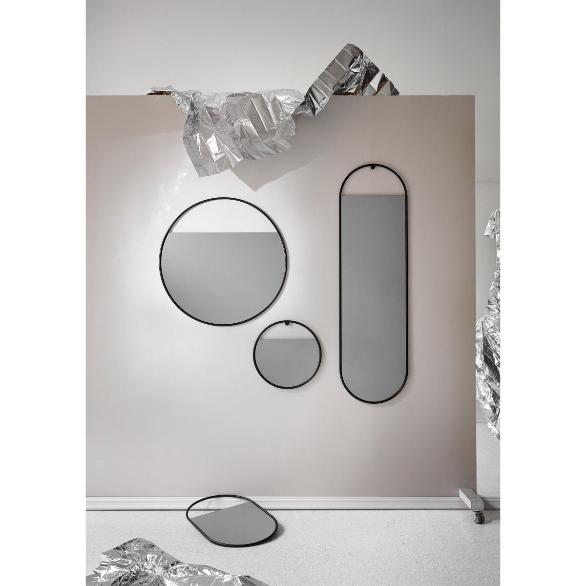 Peek Small Wall mirror - / Round - Ø 40 cm by Northern Black – image 4
