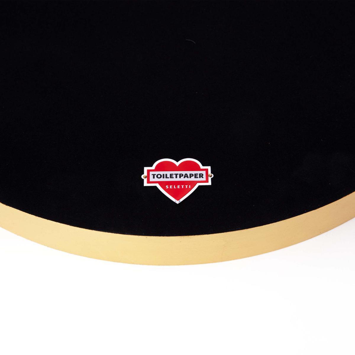 Toiletpaper Pear Wall mirror - / Tongue - 45 x H 80.5 cm by Seletti Multicoloured/Gold – image 4