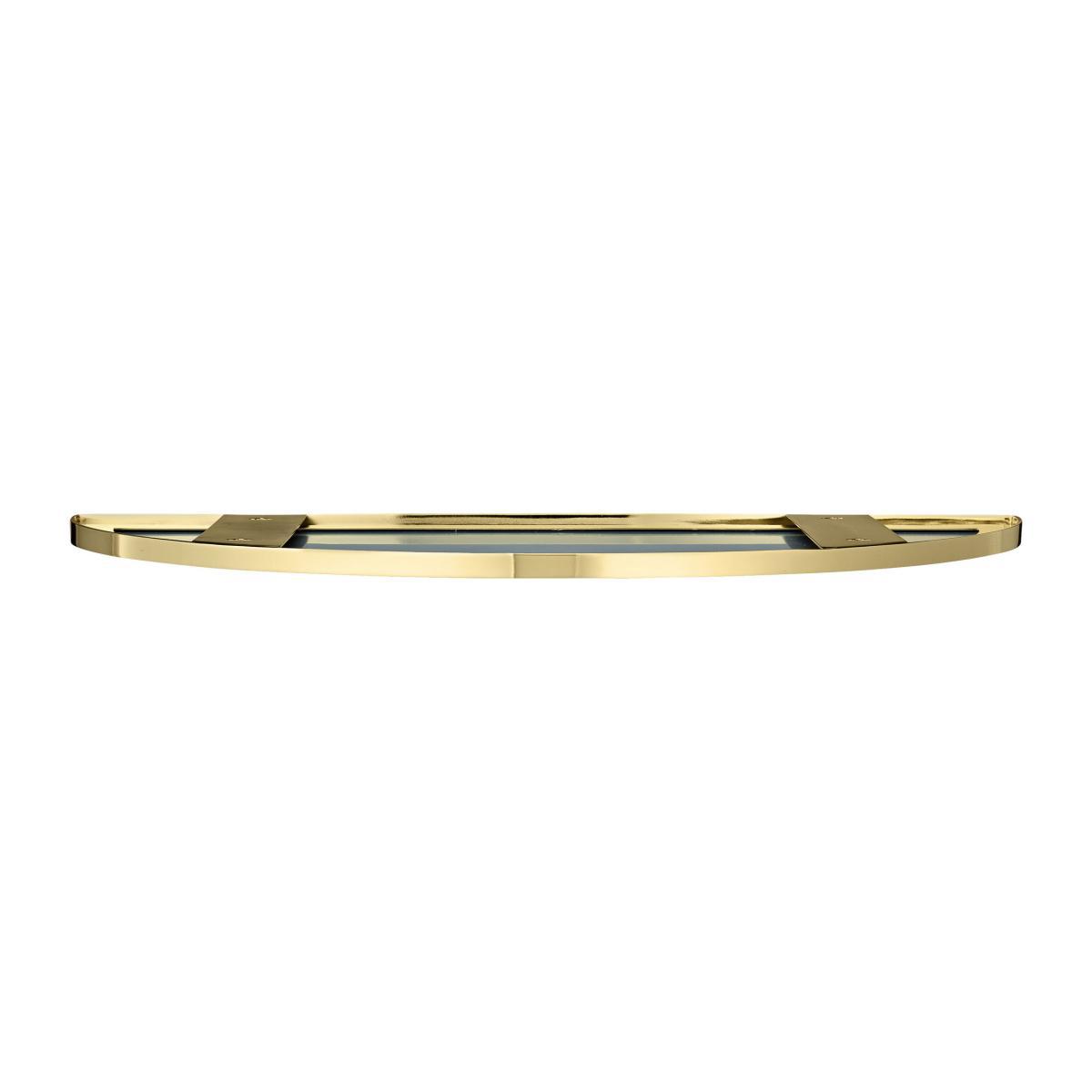 Unity Wall mirror - / Semi-circle - L 50 cm by AYTM Gold/Metal – image 3