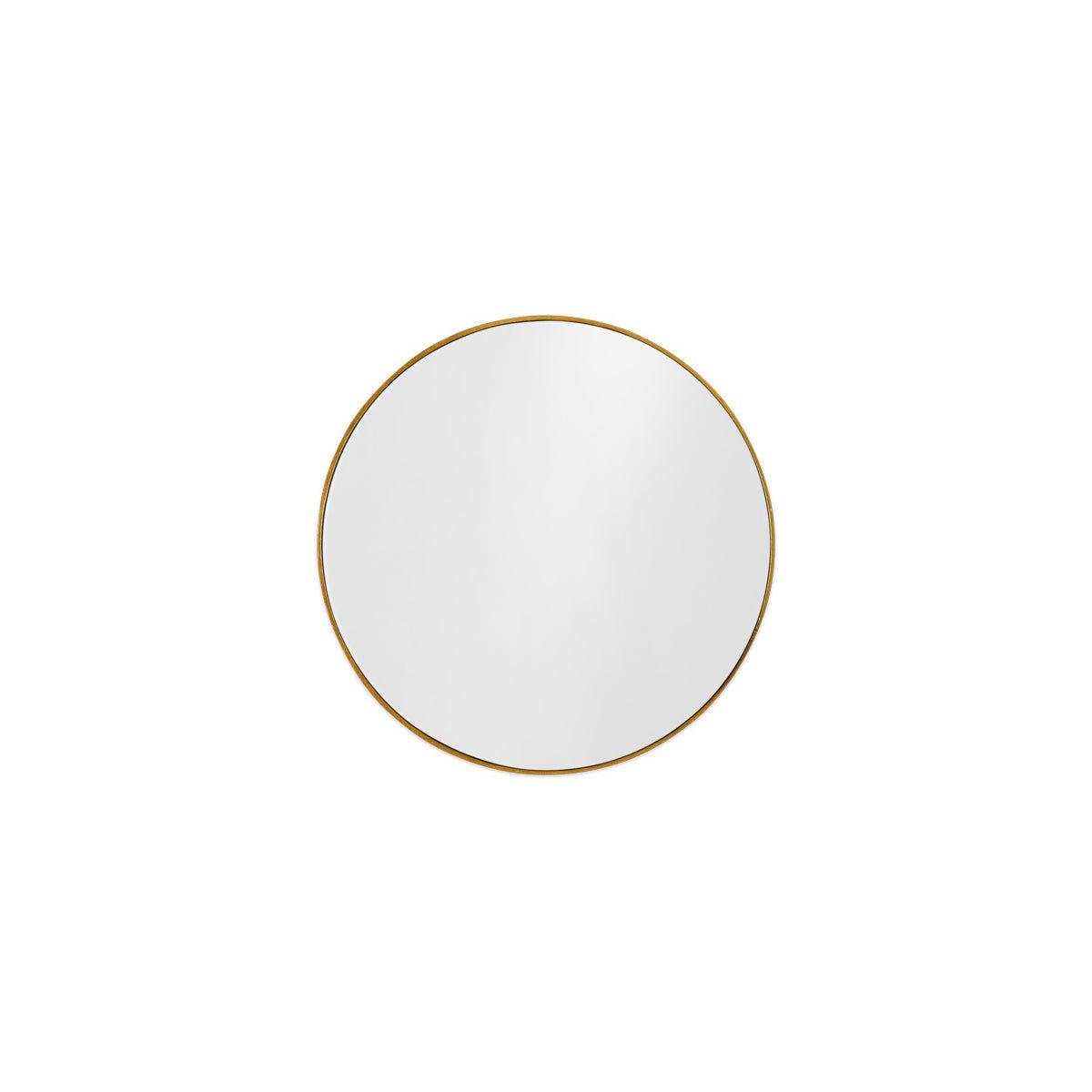 Nkuku Olena Round Mirror | Mirrors Wall Art & Clocks | Antique Brass | Small – image 4