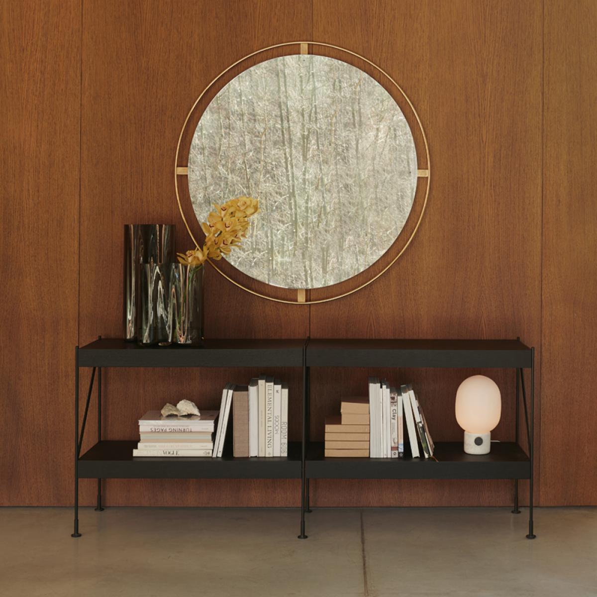 Audo Copenhagen Nimbus mirror Polished brass ø110 – image 2