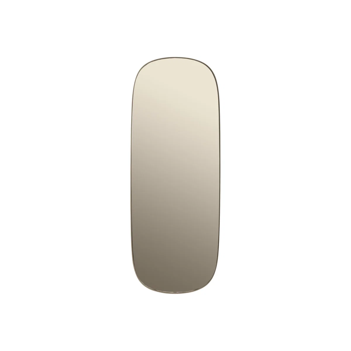 Muuto Framed mirror large Taupe-taupe – image 1