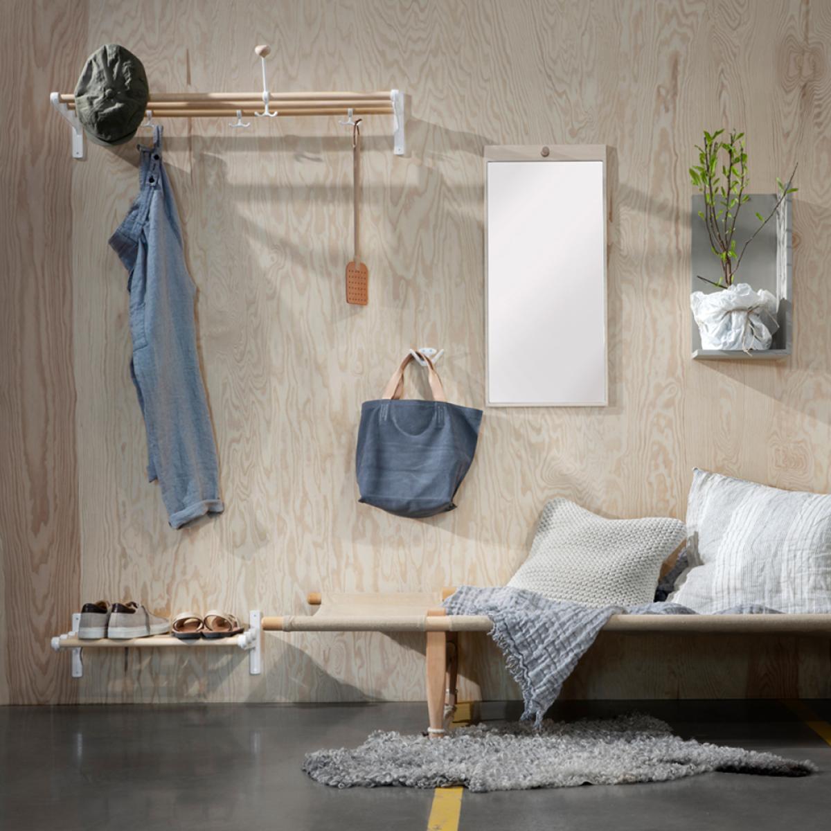 Essem Design Tillbakablick rectangular mirror Black – image 3