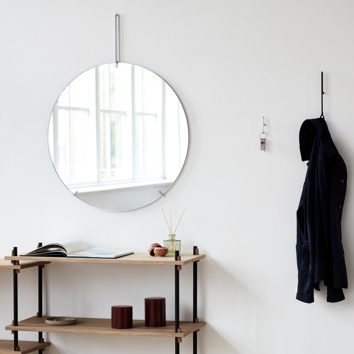MOEBE Moebe wall mirror Ø 70 cm Chrome – image 2