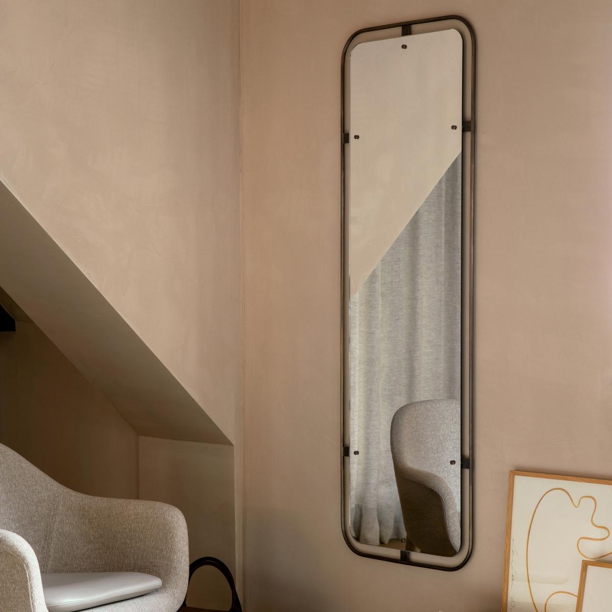 Audo Copenhagen Nimbus mirror rectangular Bronzed brass – image 2