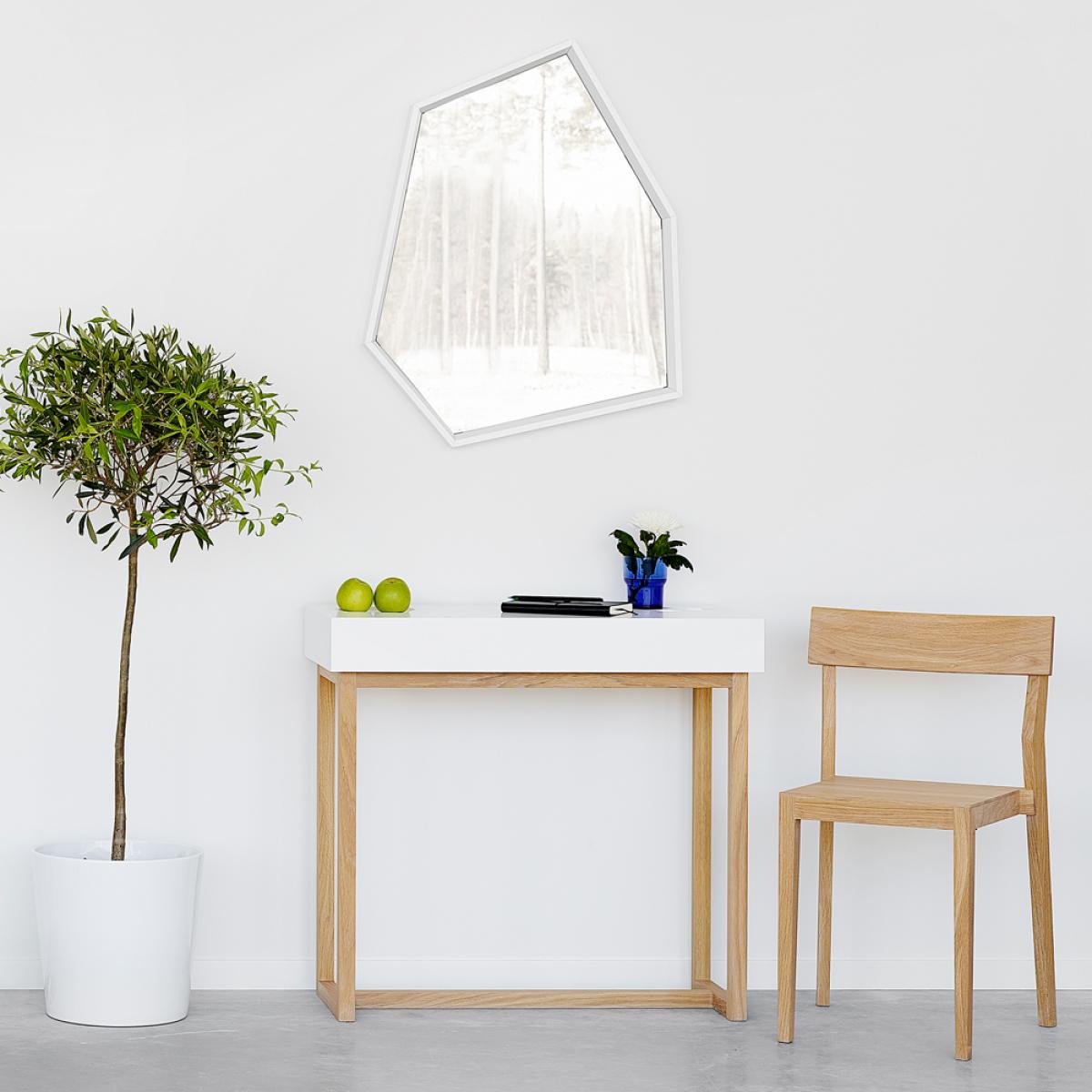 A2 Sneak peak mirror White oiled oak – image 2