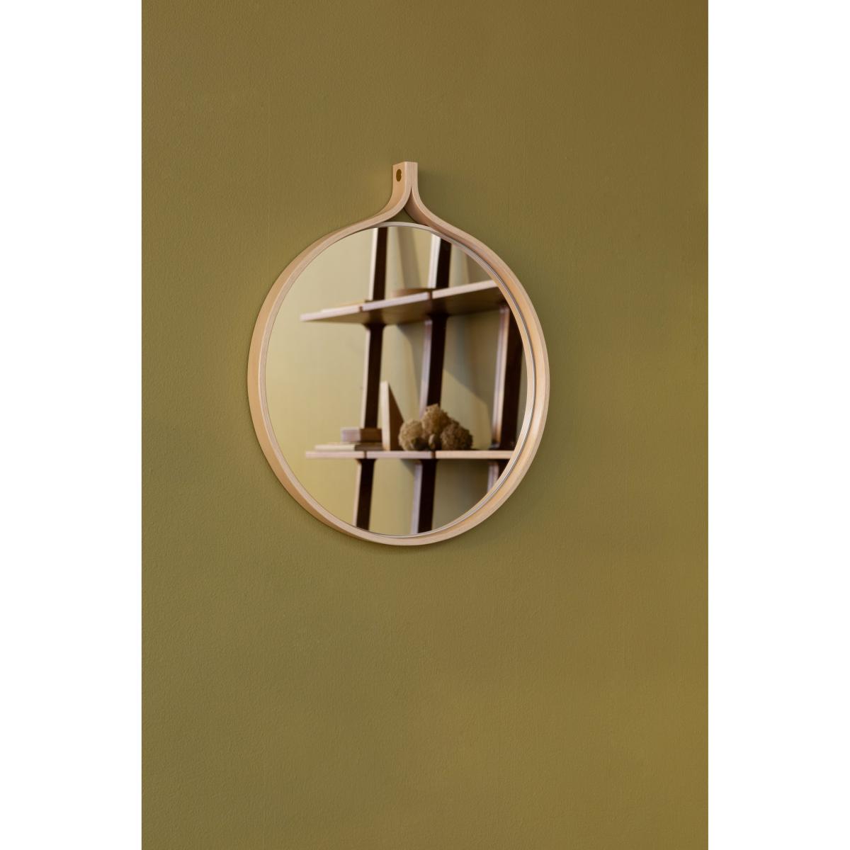 Swedese Comma Mirror round Ø40 cm Ash lackered – image 5