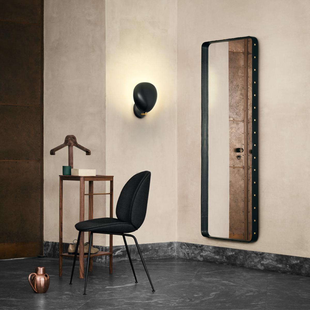Gubi Adnet rectangular mirror Black large – image 2