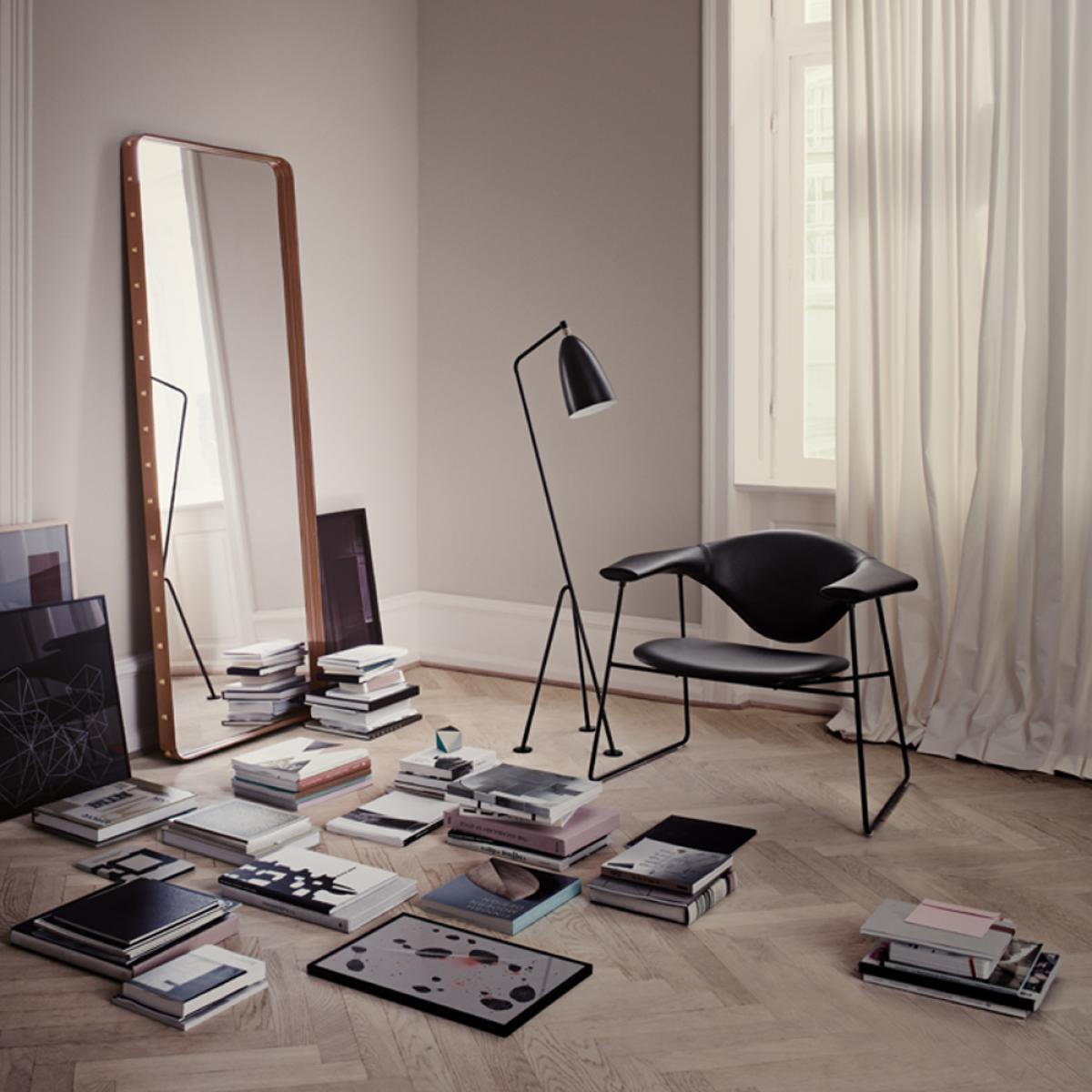 Gubi Adnet rectangular mirror Black large – image 3