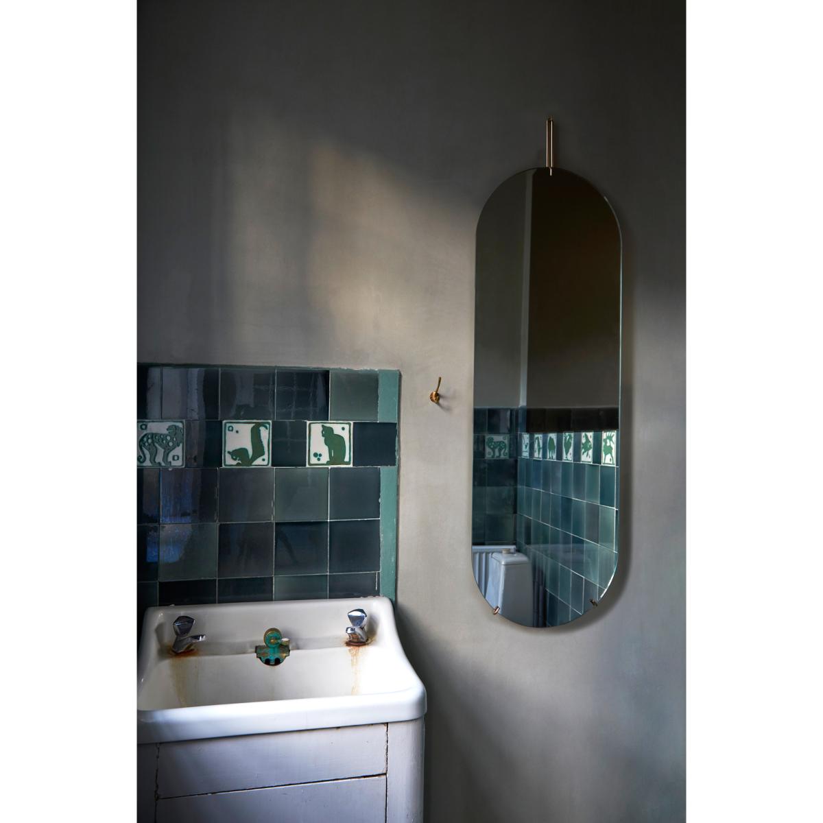 MOEBE Wall mirror 40.4x146.9 cm Brass – image 2