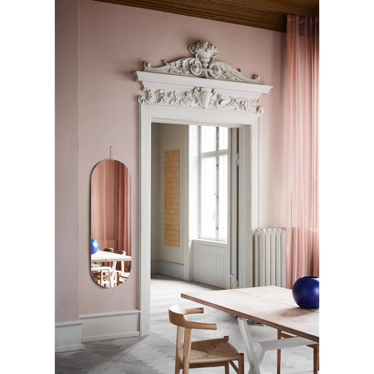 MOEBE Wall mirror 40.4x146.9 cm Brass – image 5